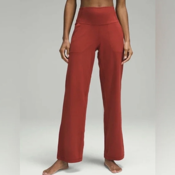 Lululemon Align Wide-Leg High-Rise 31" Inseam Pants in Terracotta - Size 6 - Picture 1 of 16
